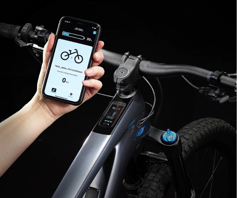 Trek Fuel EXe 9.7 Electric Mountain Bike 2023 in Galactic Grey-10